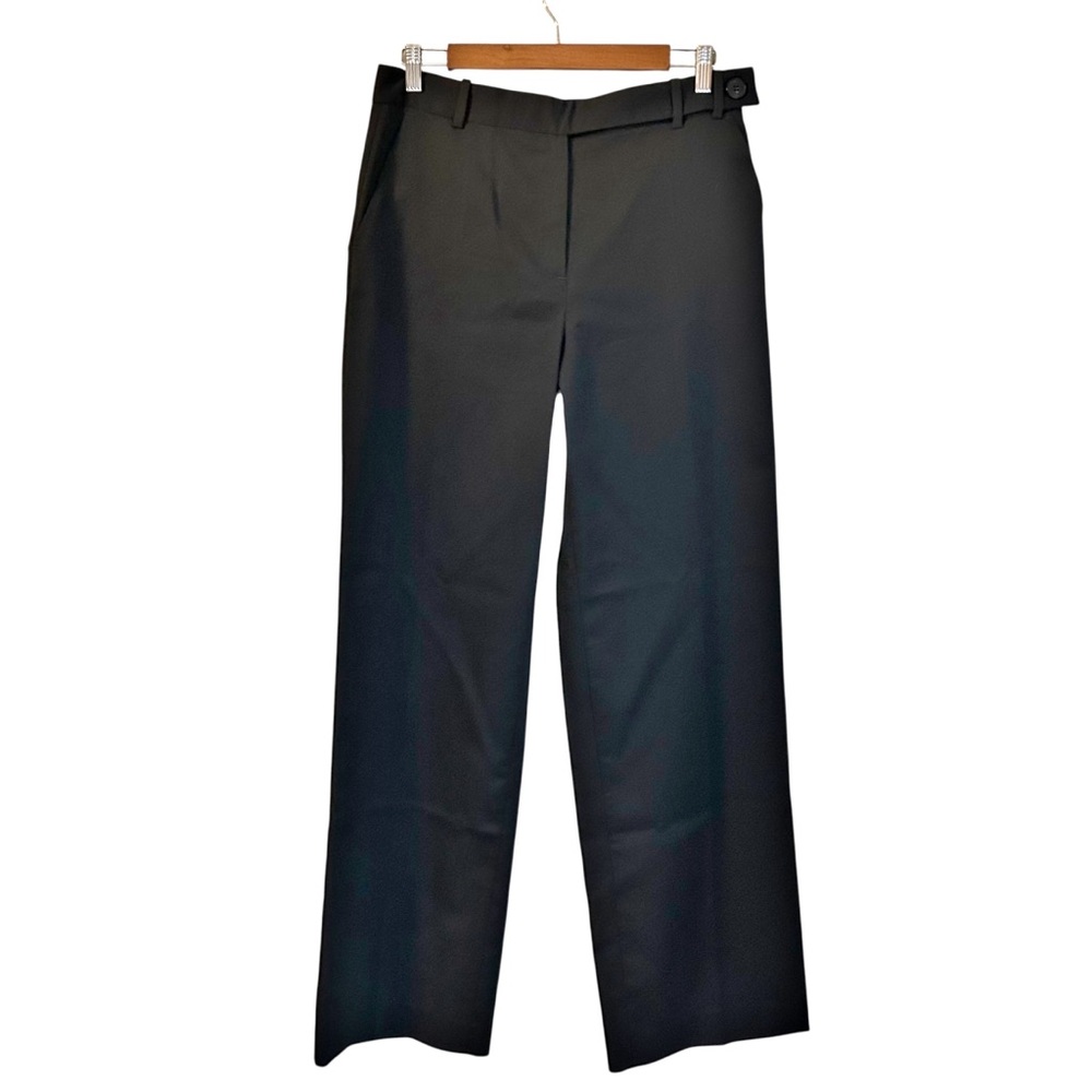ZARA Wool Blend‎ Menswear Career Professional Classic Trouser Women Medium Black